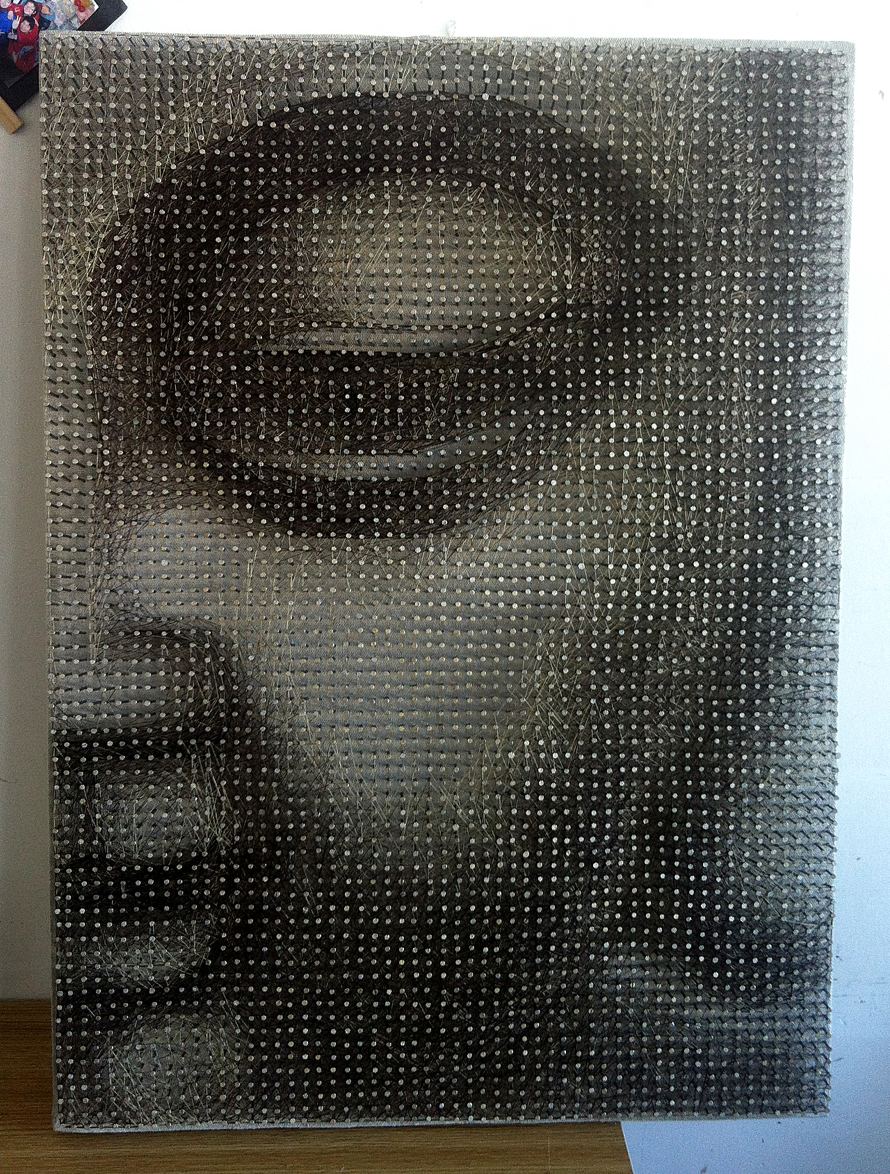 纤维艺术设计--佛半张脸（图ZOTA5MjAxODQ=） - 其他手工艺 - 站酷设计师费勤龙原创素材 - 站酷ZCOOL