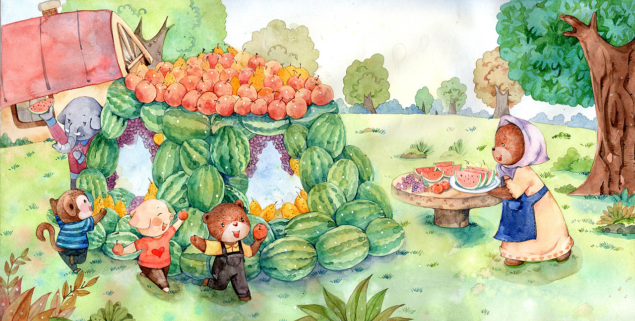 零散的绘本儿插（图ZMTUyMTEyMjky） - 儿童插画 - 站酷设计师堆堆睿原创素材 - 站酷ZCOOL