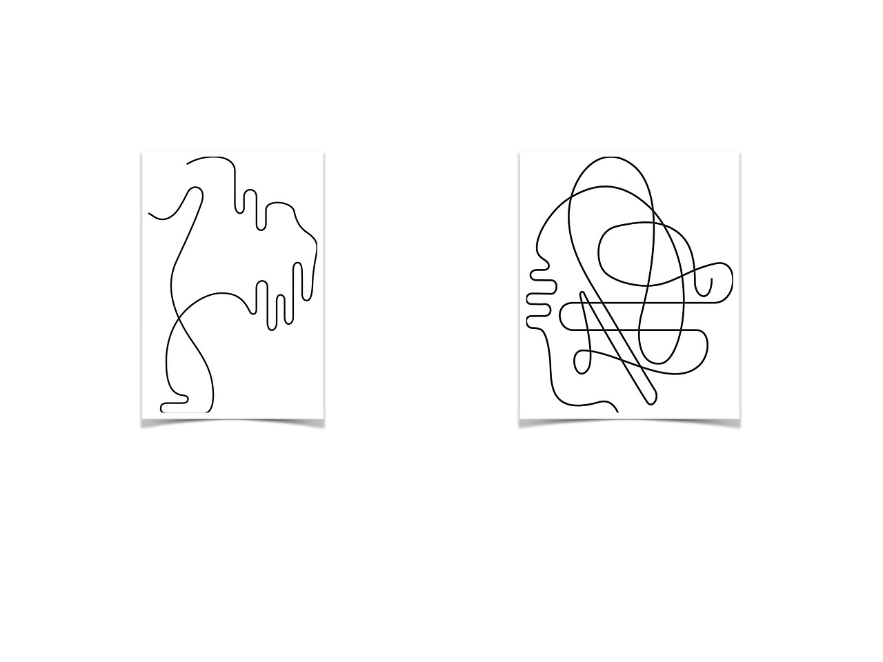 一条线的图形|平面|图案|照照阳_原创作品-站酷zcool