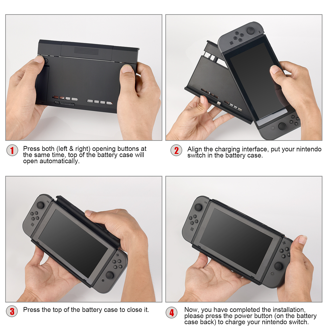 亚马逊产品拍摄修图后期制作任天堂游戏机背夹电池拍摄