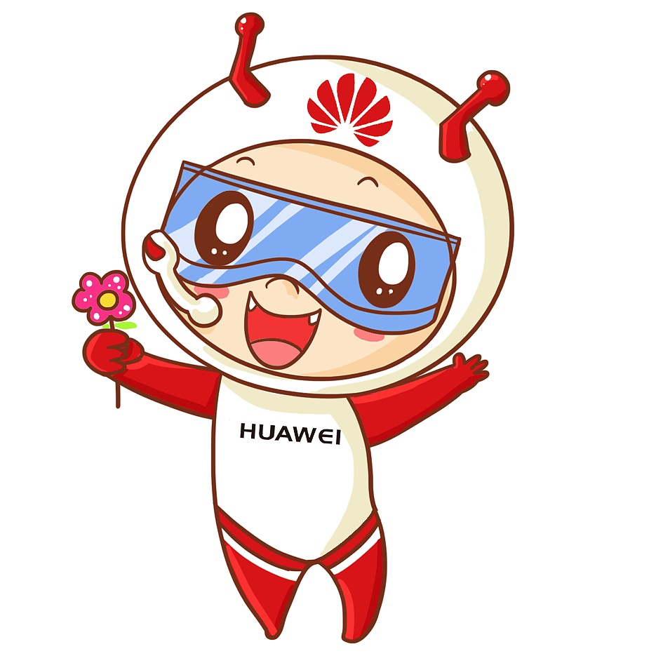 华为花粉吉祥物设计