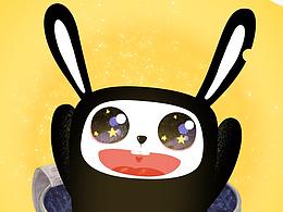 兴趣社交APP_ONE兔 插画风启动页设计