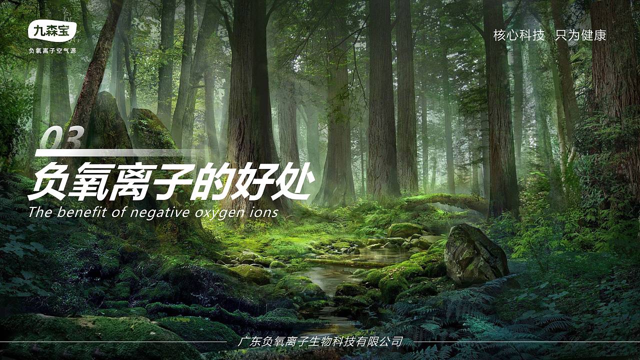 负氧离子介绍ppt排版
