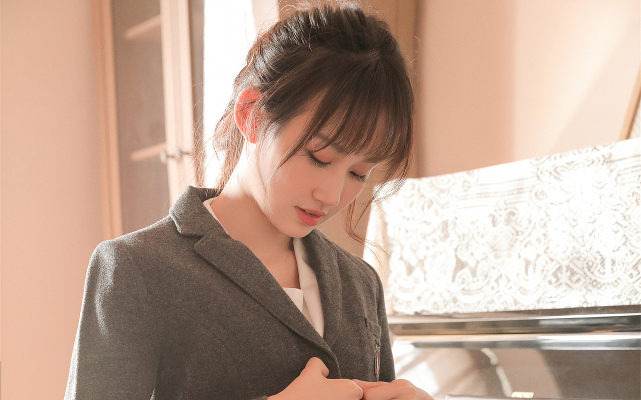 分享一组JK甜美美女