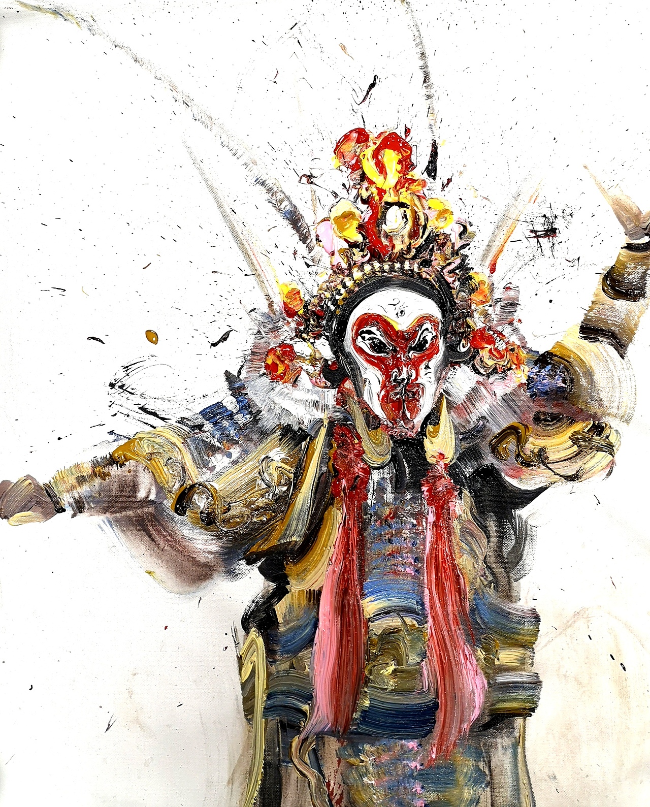 画家邓宇.大圣.意象绘画（图ZMTc1NDkzMTQw） - 绘画 - 站酷设计师画语者邓宇原创素材 - 站酷ZCOOL