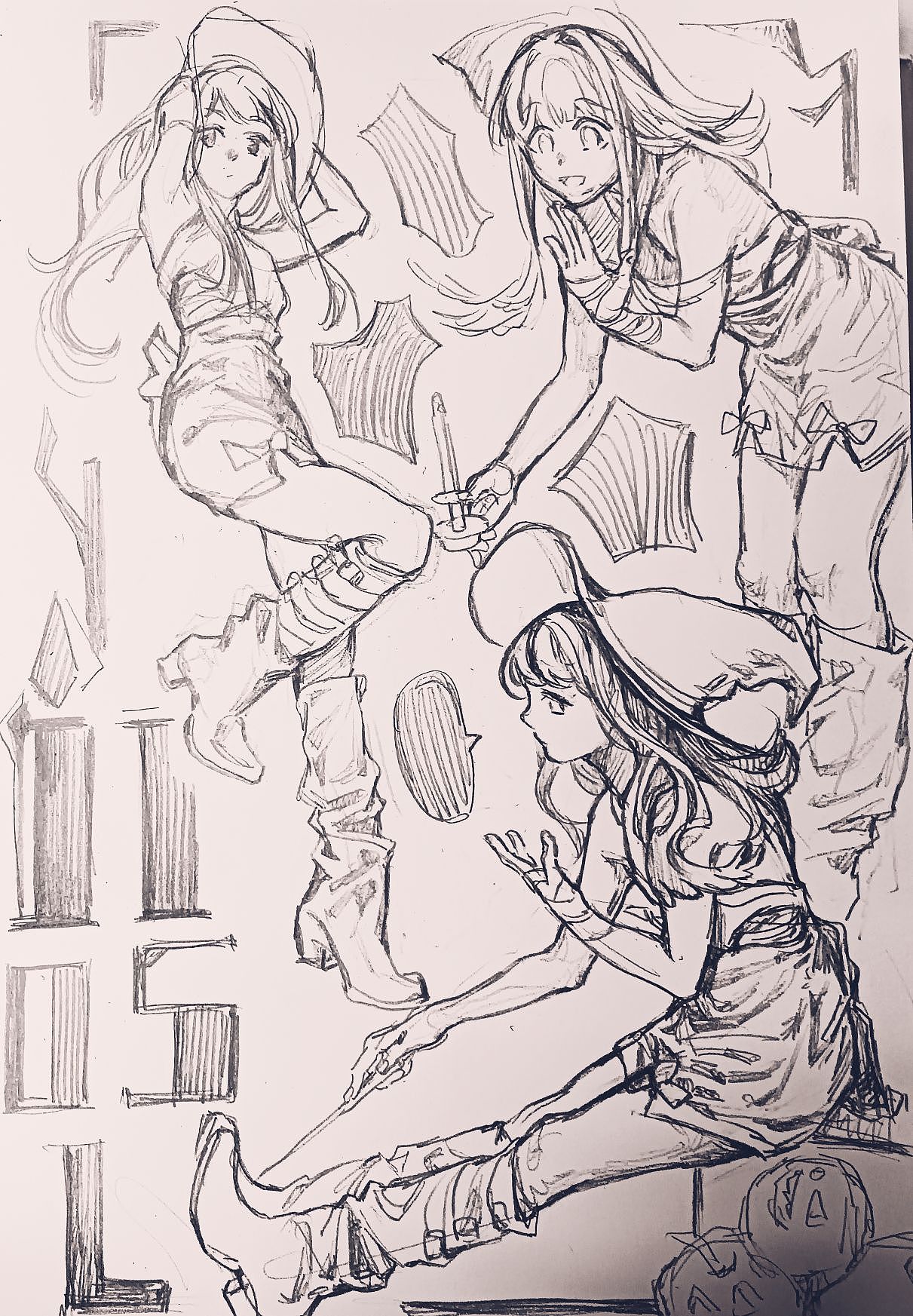 发发这几周画的速写~