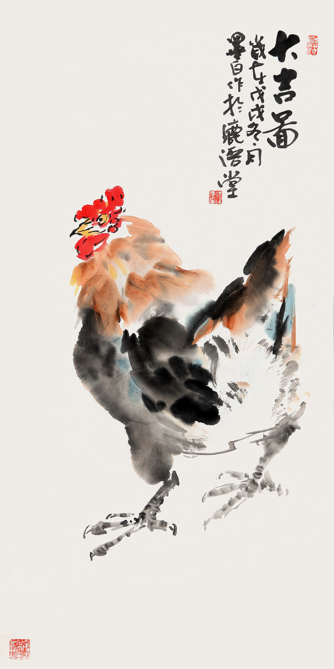 钟愧（图ZMTM4NTE2OTI4） - 艺术插画 - 站酷设计师画家张学军原创素材 - 站酷ZCOOL