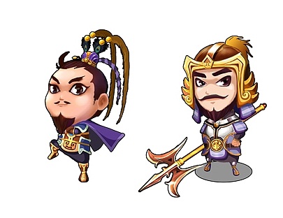 q版武将|插画|概念设定|贾楠呀 - 原创作品 - 站酷 (zcool)