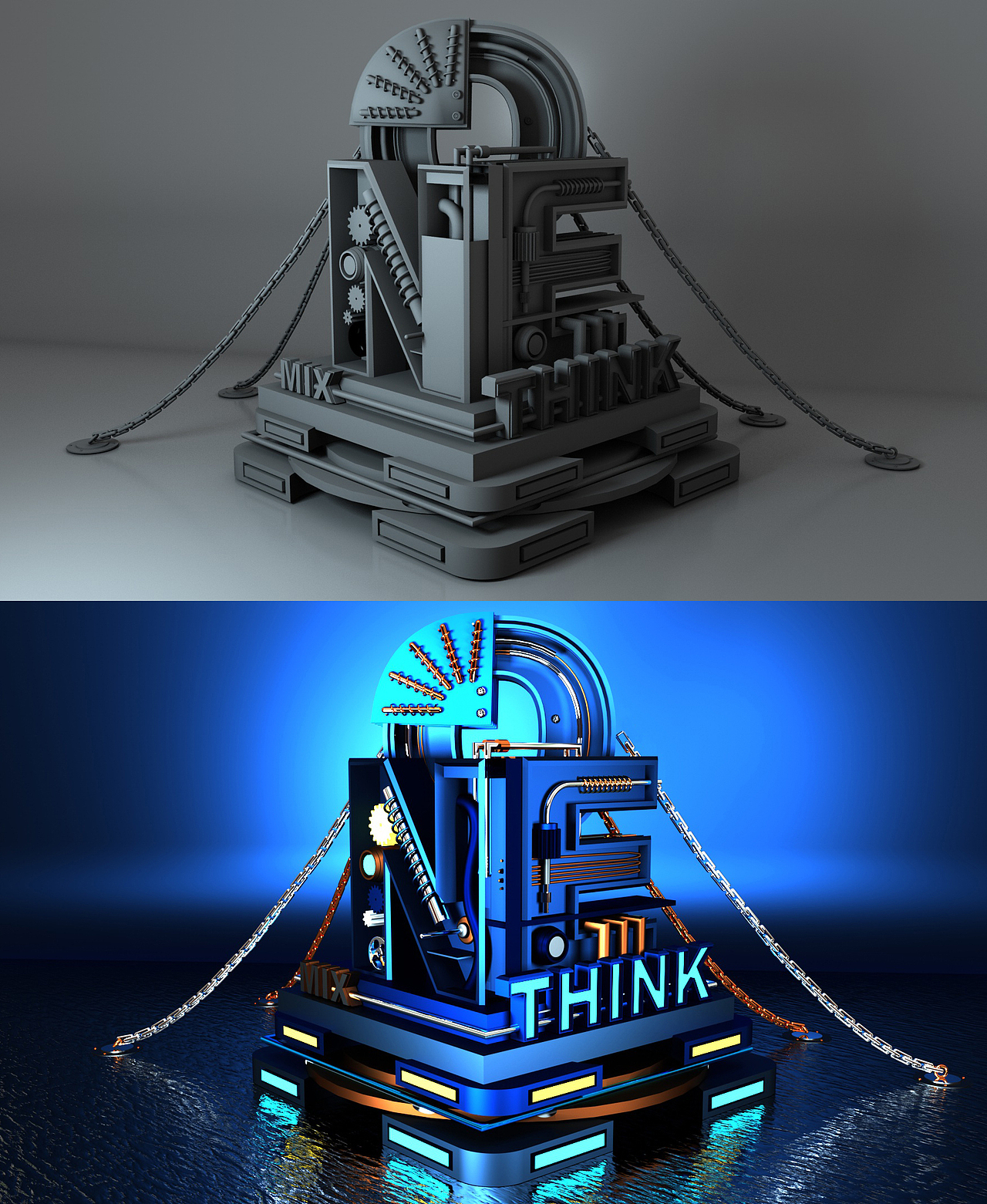 C4D练习（图ZMjE2MDAzNDA0） - 机械/交通 - 站酷设计师阿斯顿魔法士原创素材 - 站酷ZCOOL