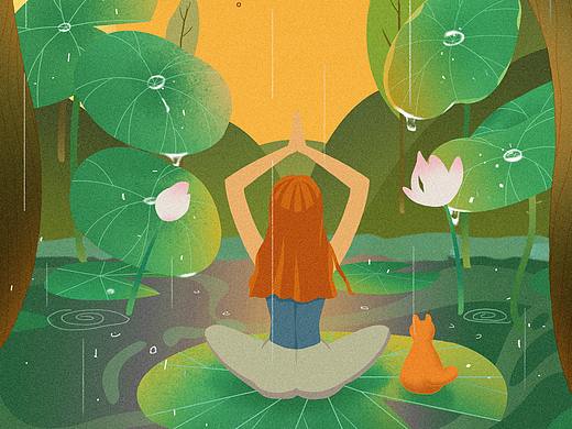 夏至（个人主页-ZNDI0ODU1NDQ=） - 创作习作 - 站酷设计师色彩有毒原创素材 - 站酷ZCOOL