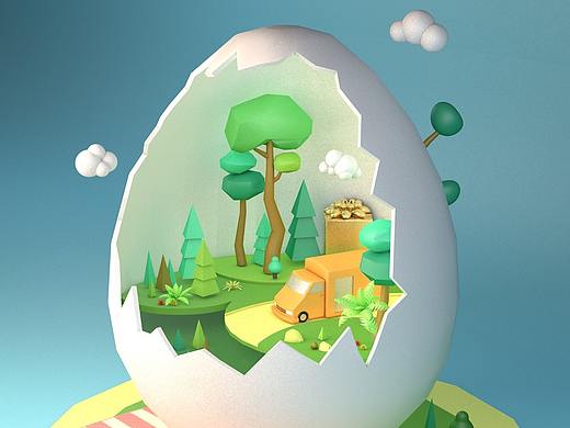 C4D临摹作品-第二弹