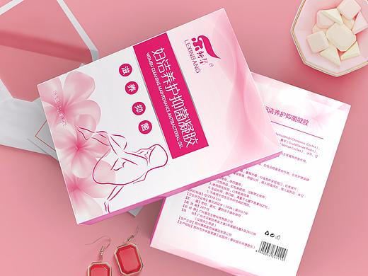妇洁养护抑菌凝胶 包装设计