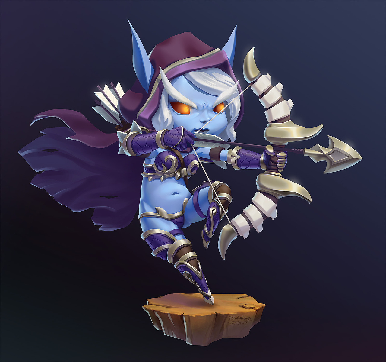 希尔瓦娜斯·风行者q版