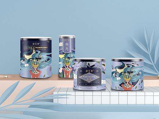 【包装】插画系列茶包装