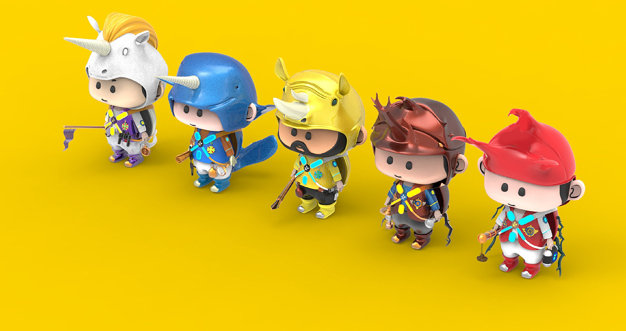 五角小兄弟（图ZMjIwNjE0OTc2） - 其他动漫 - 站酷设计师徕本原创素材 - 站酷ZCOOL