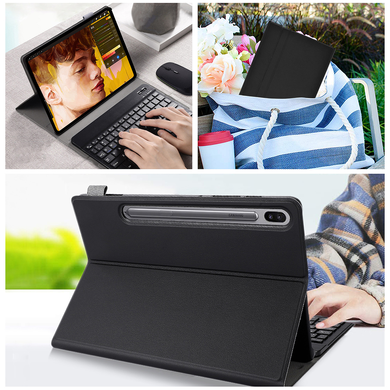 亚马逊 三星键盘皮套