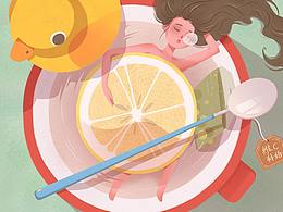 一些不成系列的插画作品