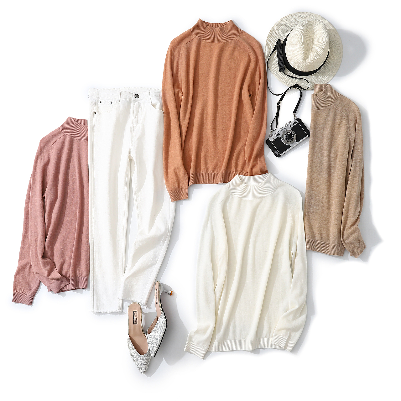 平铺女装静物（图ZMjIwODM4MDAw） - 产品摄影 - 站酷设计师DONG东川原创素材 - 站酷ZCOOL