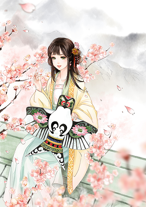 纸鸢（图ZNzEyNDM5NTY=） - 商业插画 - 站酷设计师瑾雩原创素材 - 站酷ZCOOL