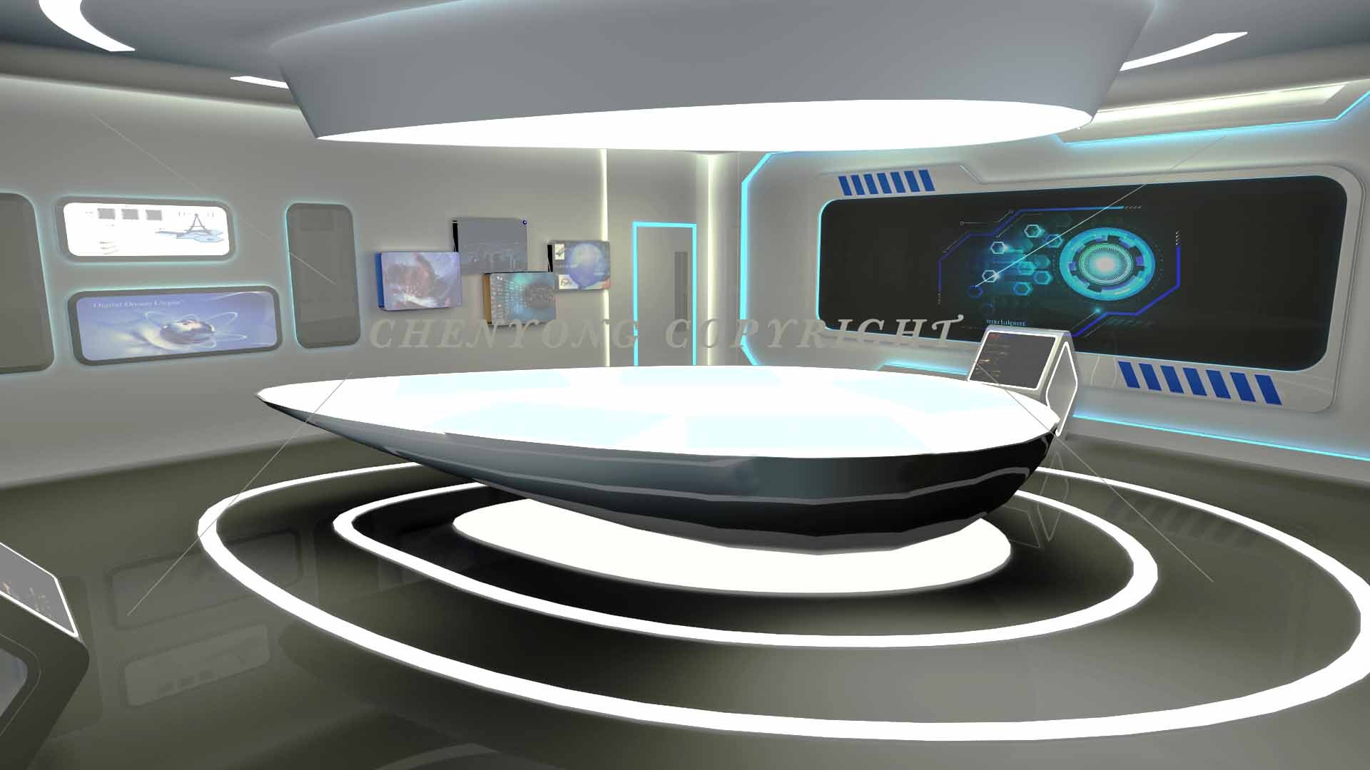 科技展厅效果图|三维|建筑/空间|泳不言弃 - 原创作品 - 站酷 (ZCOOL)