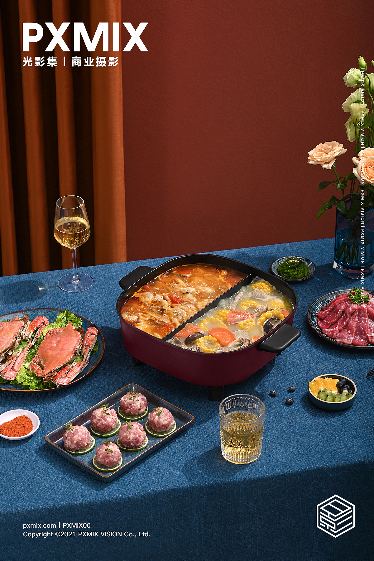 小家电摄影丨鸳鸯火锅 x 光影集 PXMIX