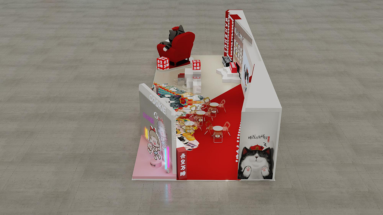 原創(chuàng)：吾皇萬睡2021全球授權(quán)展（上海國展）設(shè)計(jì)方案（圖ZMjgxNzMxODc2） - 展陳設(shè)計(jì) - 站酷設(shè)計(jì)師非末原創(chuàng)素材 - 站酷ZCOOL