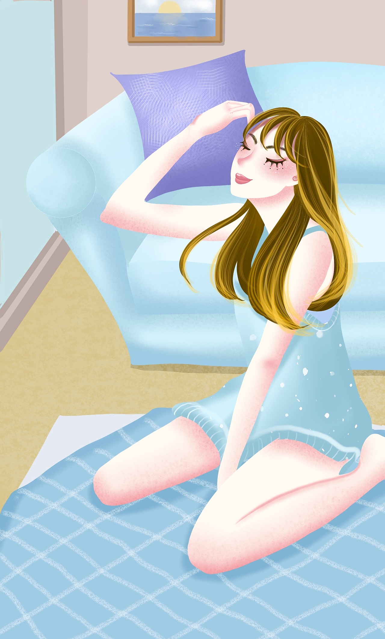 插画 女人（图ZMTk2NjQ1Njc2） - 商业插画 - 站酷设计师周亚宁原创素材 - 站酷ZCOOL