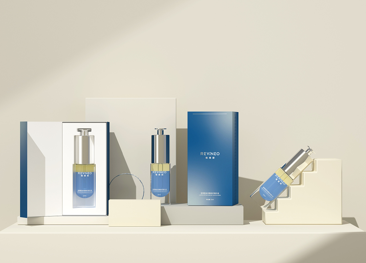 精华液产品包装设计-revineo|平面|包装|物色品牌设计 - 原创作品