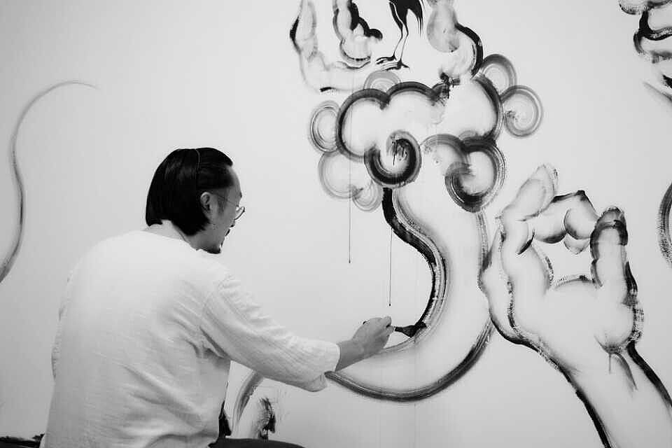 现场即兴|纯艺术|绘画|朱敬一_原创作品-站酷zcool