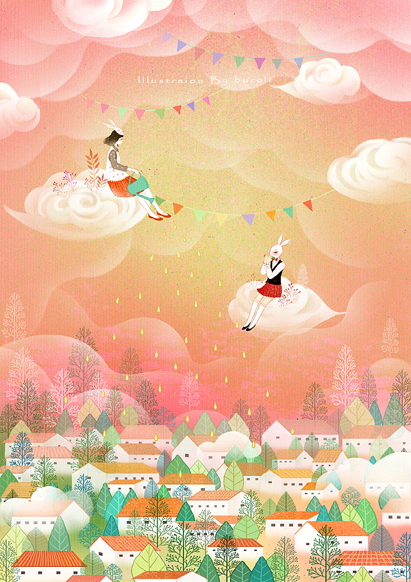 云（图ZMzI2ODk0Njg=） - 商业插画 - 站酷设计师卜若梨原创素材 - 站酷ZCOOL