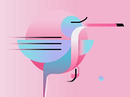 扁平插畫(huà)臨摹設(shè)計(jì)練習(xí)