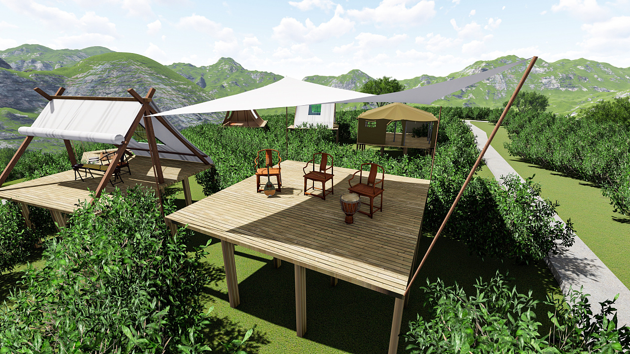 户外活动美陈效果图