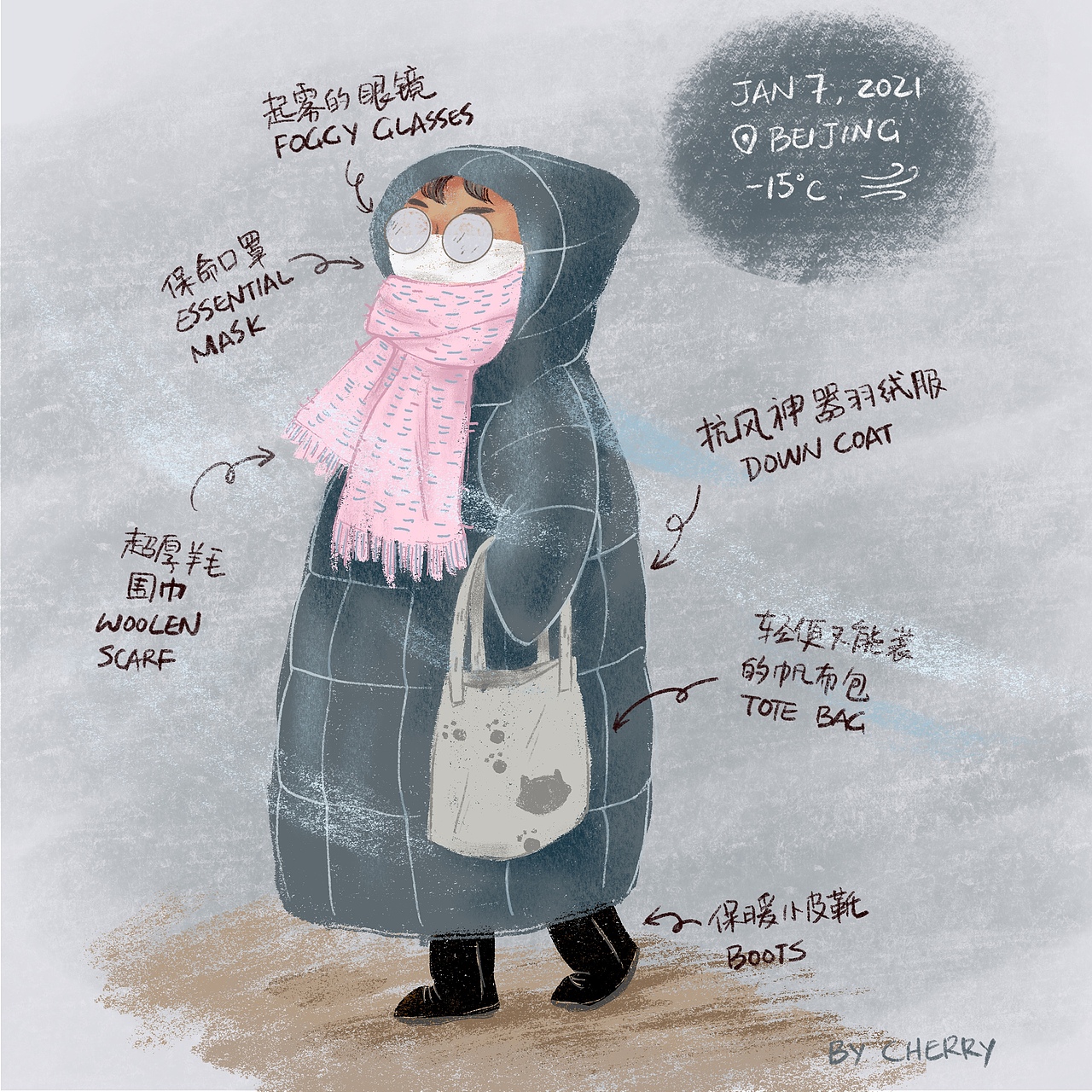 一些单人习作（图ZMjQ3NDA3OTY4） - 儿童插画 - 站酷设计师一何Cherry原创素材 - 站酷ZCOOL