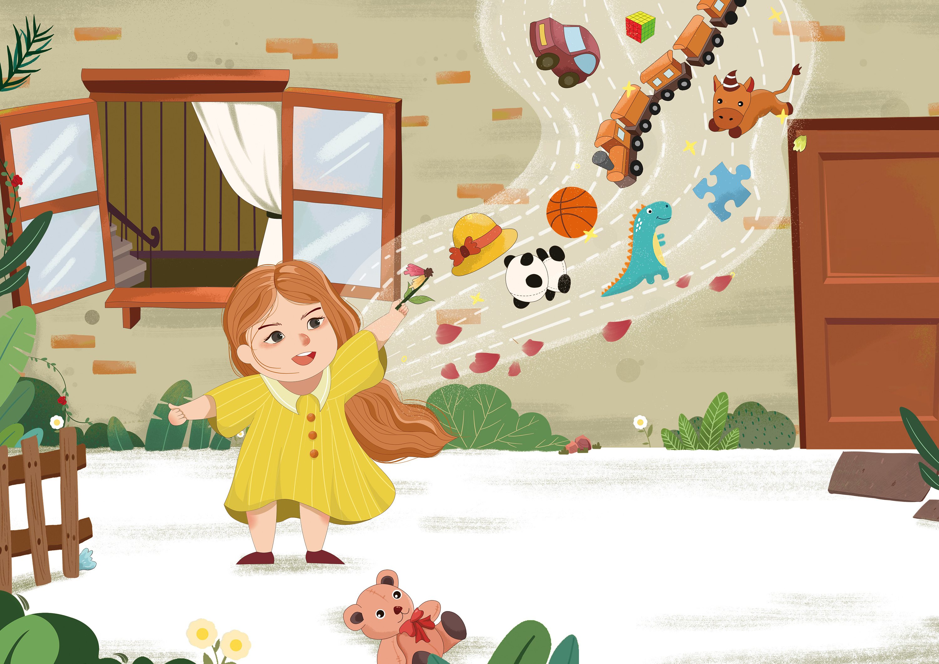 七色花-已出版|插画|商业插画|丫丫琪 - 原创作品 - 站酷 (zcool)