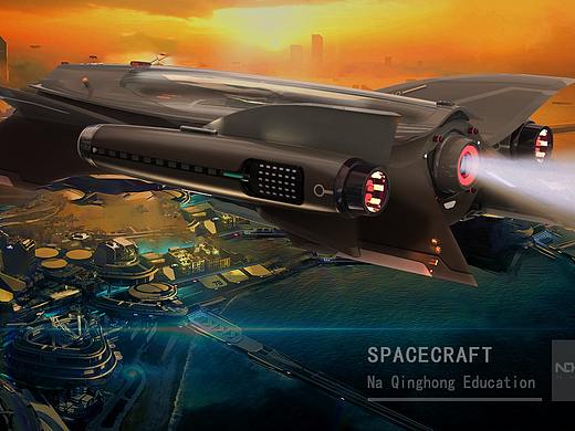 小飞船建模渲染练习（个人主页-ZNDAyODA2MzI=） - 交通工具 - 站酷设计师文琥原创素材 - 站酷ZCOOL