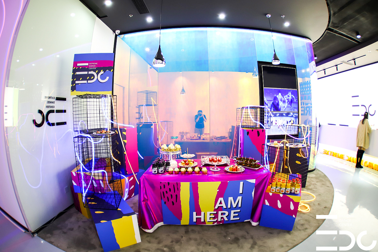 EDC女子瘦身中心上海开业场景设计