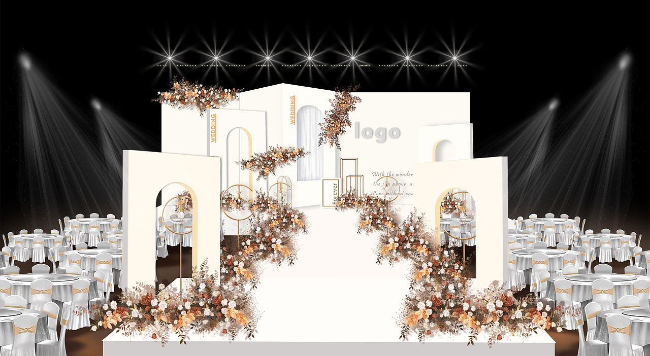 近期婚礼舞台效果图（图ZMjYwNjQyNzQw） - 其他平面 - 站酷设计师是冷酷的冷原创素材 - 站酷ZCOOL