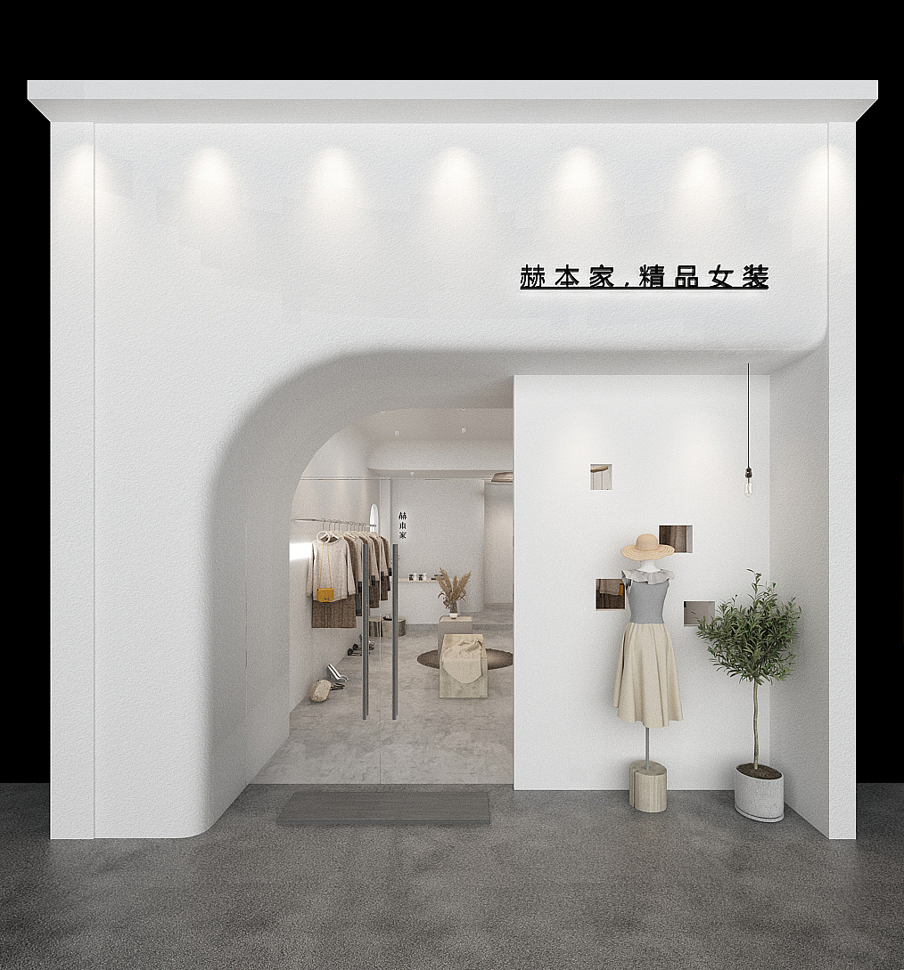 服装店（图ZMjI4MDI2MTIw） - 展陈设计 - 站酷设计师五只的说原创素材 - 站酷ZCOOL
