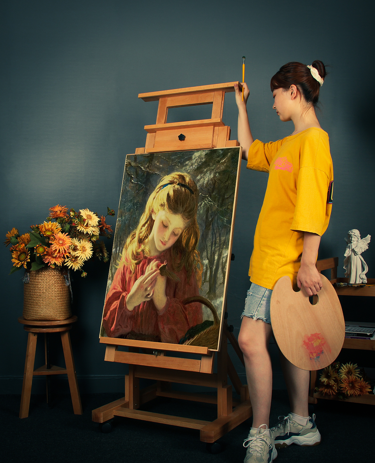 人物～畫架（圖ZMjU3NTkzNDgw） - 產(chǎn)品攝影 - 站酷設(shè)計師彥諾爾原創(chuàng)素材 - 站酷ZCOOL