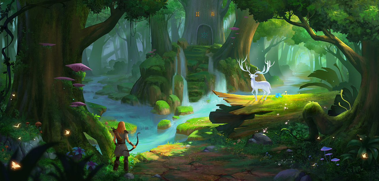 童话风场景概念