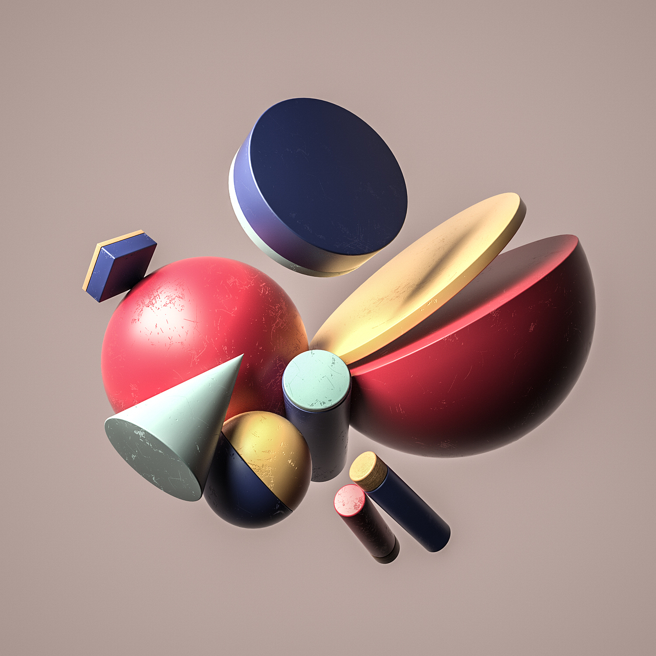 cinema4d一些oc小练习