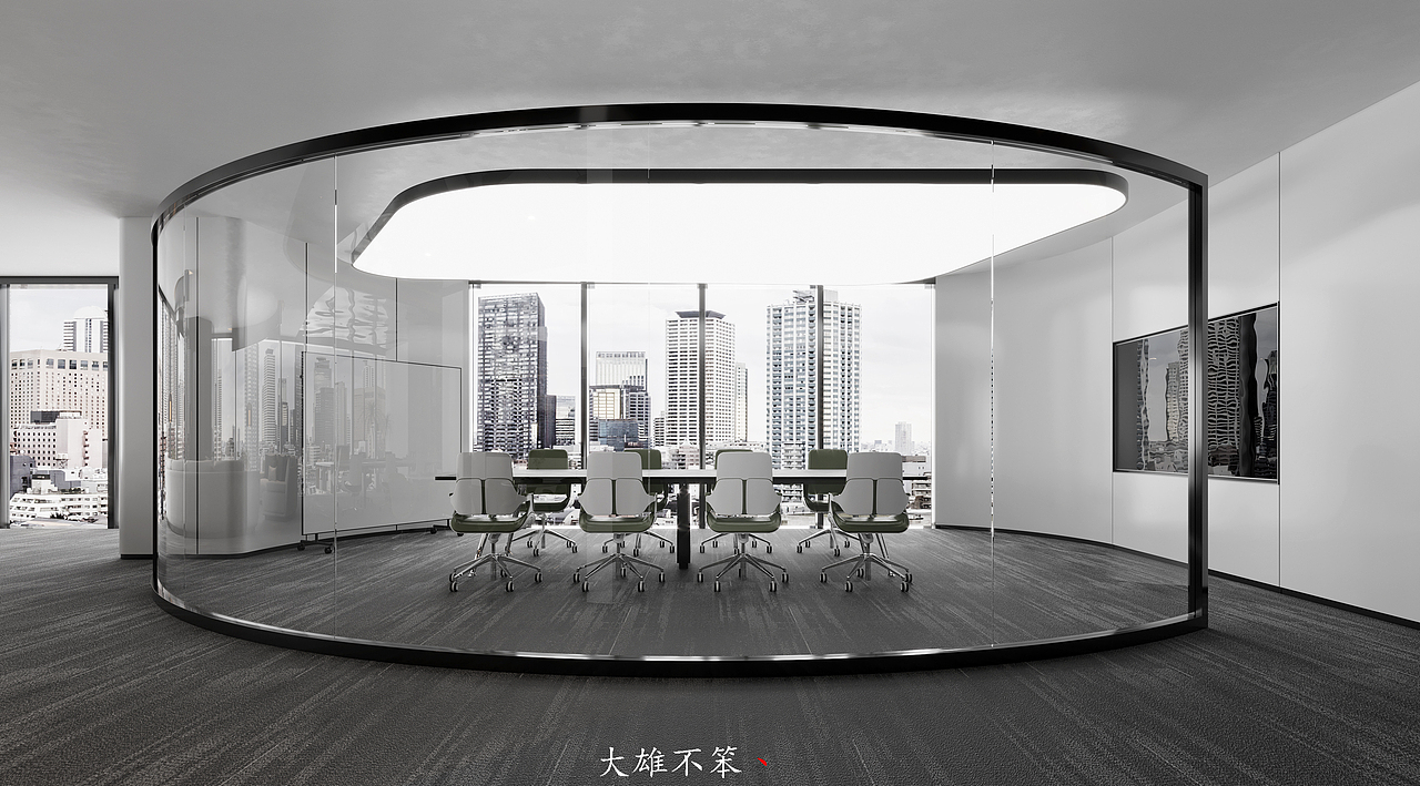 办公区效果图体现（图ZMjg4NzE3ODQw） - 家装设计 - 站酷设计师大雄不笨丶原创素材 - 站酷ZCOOL