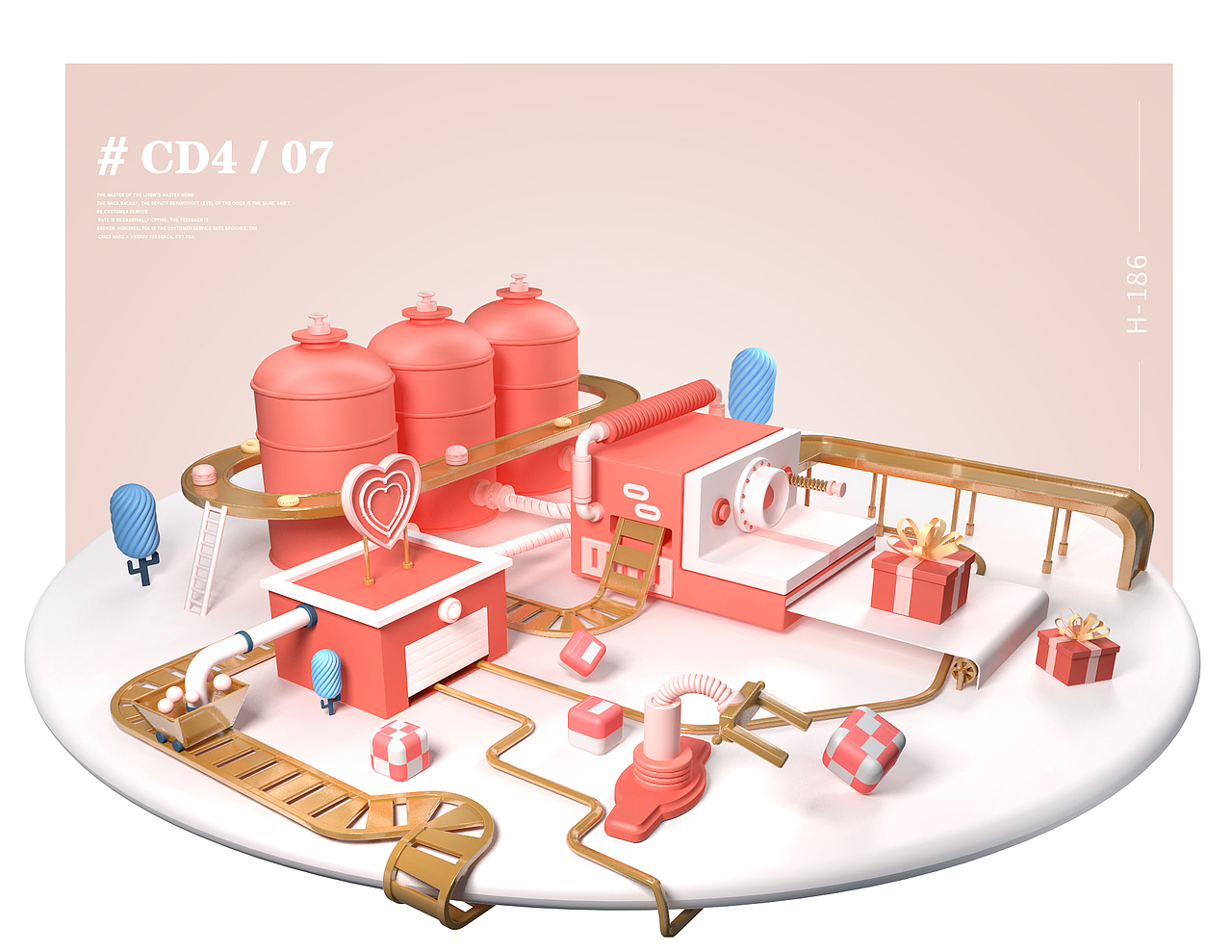 C4D金属材质建模（图ZMTUyMzM1MDg4） - 其他三维 - 站酷设计师痴的蚕原创素材 - 站酷ZCOOL