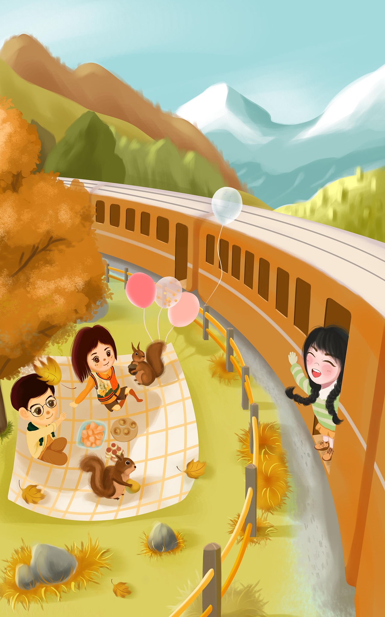 【世界很大，我想去看看】日常创作（图ZMjY4Mzc0MjA4） - 儿童插画 - 站酷设计师会飞的鱼3原创素材 - 站酷ZCOOL