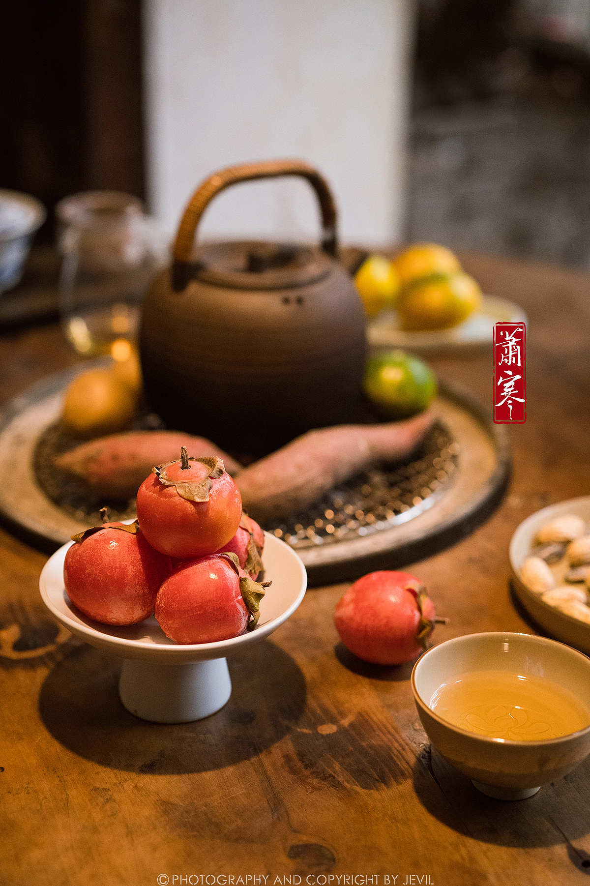 国风静物摄影 | 围炉煮茶话家常.