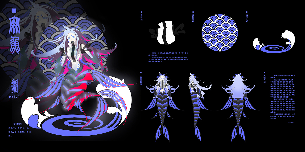 《赛博朋克山海经》人设练习——Ylan（图ZMjQ1NDE2NzA0） - 游戏原画 - 站酷设计师Ylllan原创素材 - 站酷ZCOOL