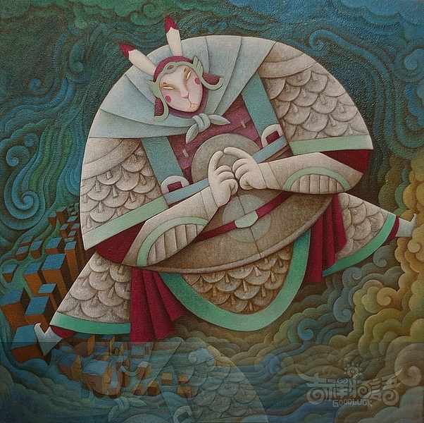 商业插画；就像弯腰去捡钱。。。说得容易；弯腰很难，因为我肚子太大哈。。。（图ZNjcwMTg0） - 艺术插画 - 站酷设计师吉祥物语原创素材 - 站酷ZCOOL
