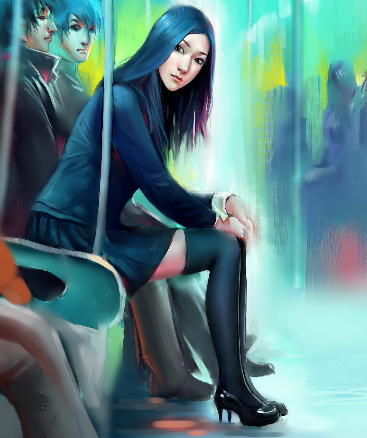 一个简单的绘画过程