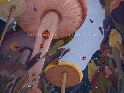 好雨知时节——插画创作