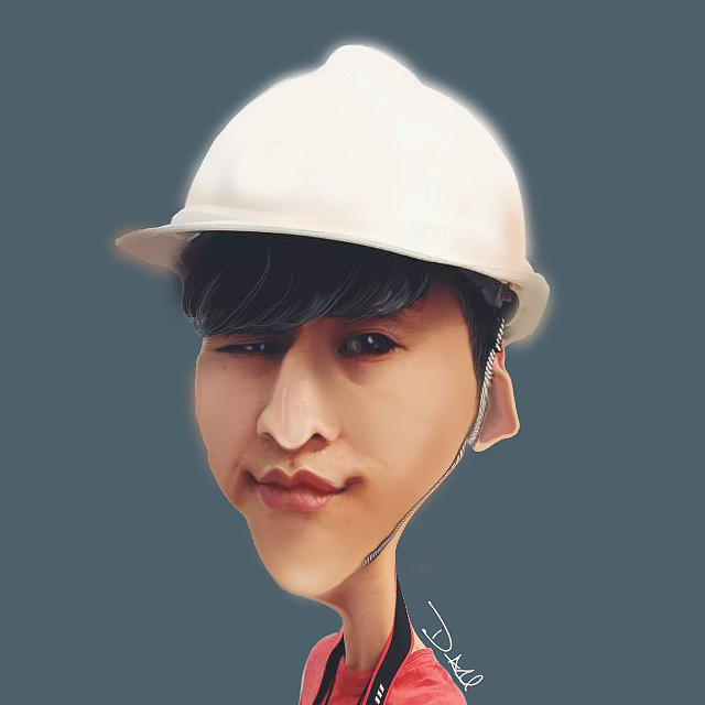 恶搞同学  哈哈哈,下巴够不够尖呀!